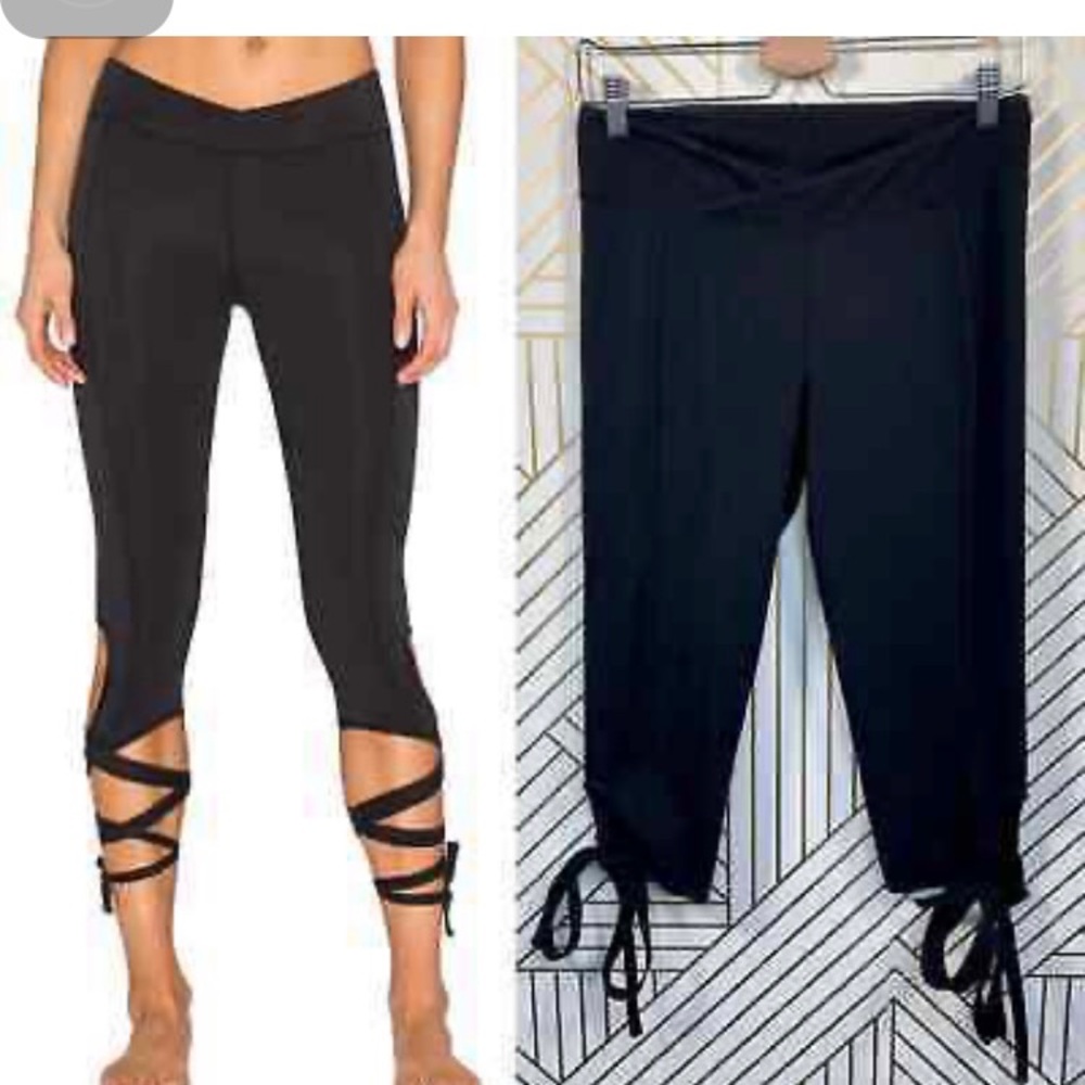 Free People Movement Turnout Wrap Tie Leggings in SMALL